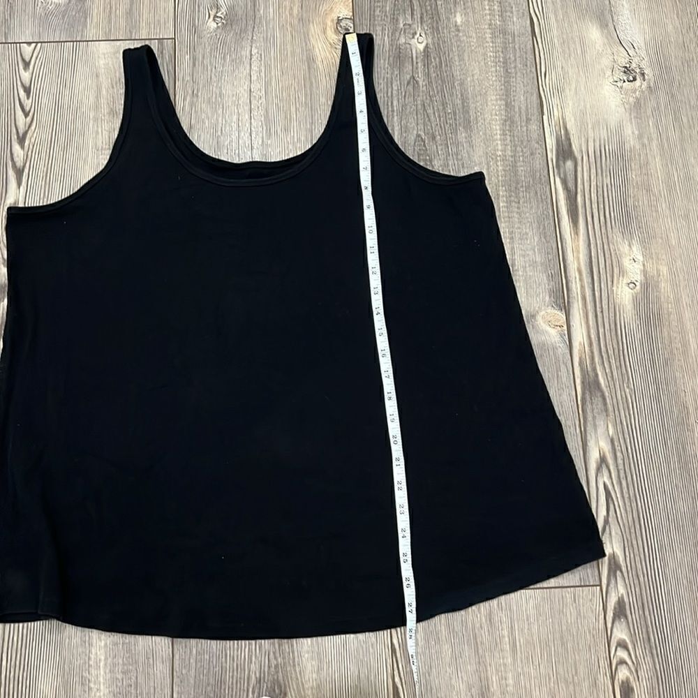 Lane Bryant Black Ribbed Tank - Picture 5 of 6